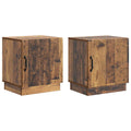 Nachttisch 2 pcs Altholz 43 x 34,5 x 47 cm Holzwerkstoff