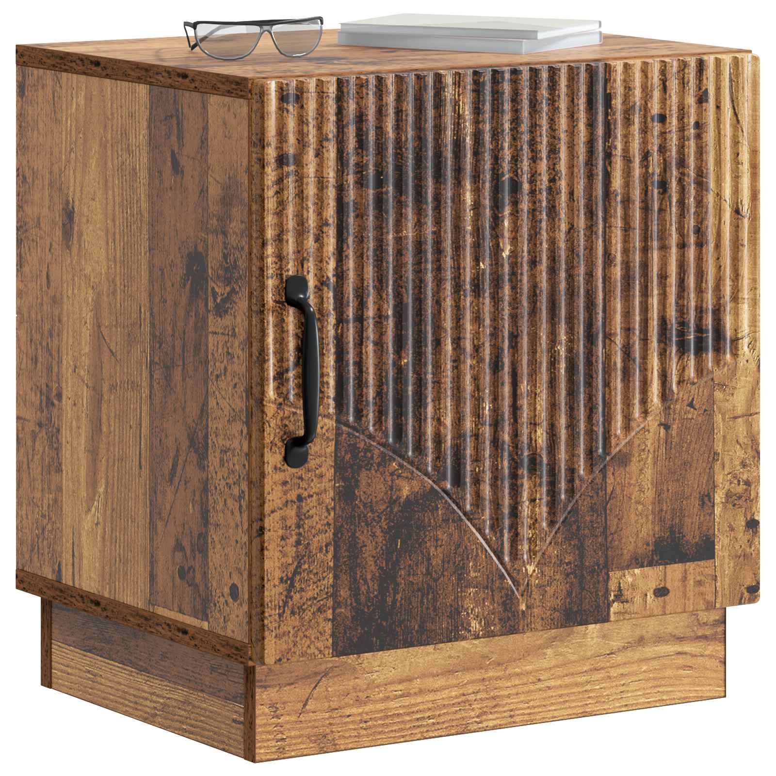Nachttisch 2 pcs Altholz 43 x 34,5 x 47 cm Holzwerkstoff