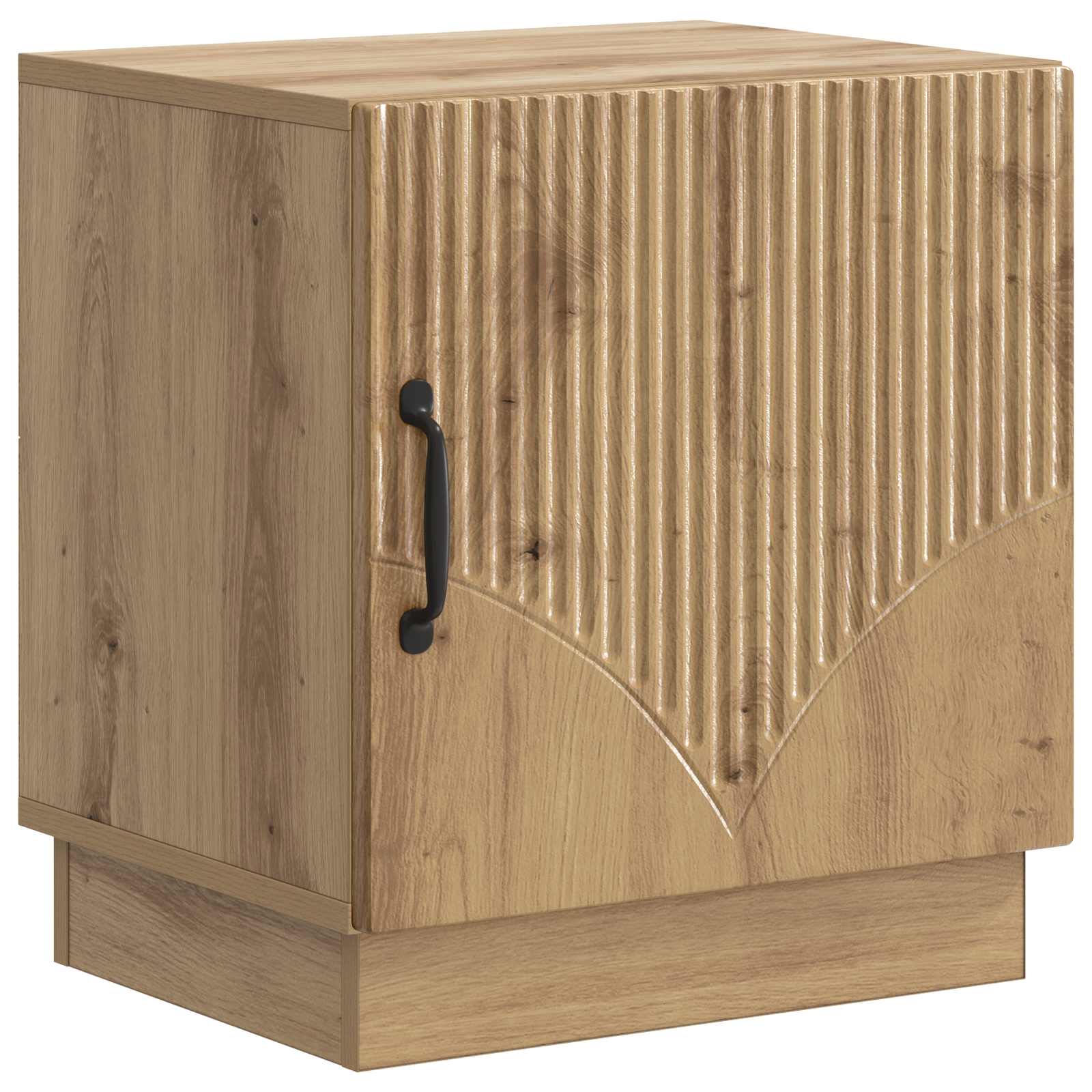 Nachttisch 2 pcs Kunsthandwerk Eiche 43 x 34,5 x 47 cm