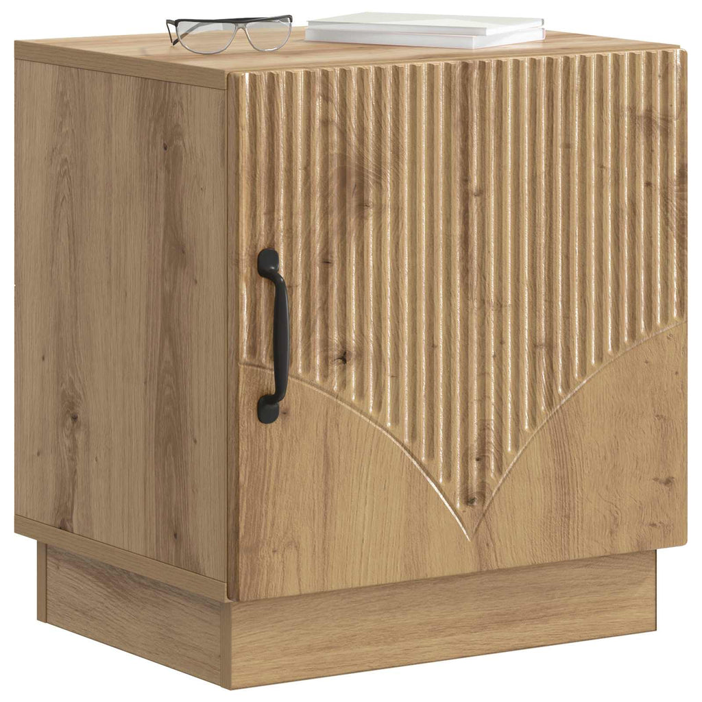 Nachttisch 2 pcs Kunsthandwerk Eiche 43 x 34,5 x 47 cm