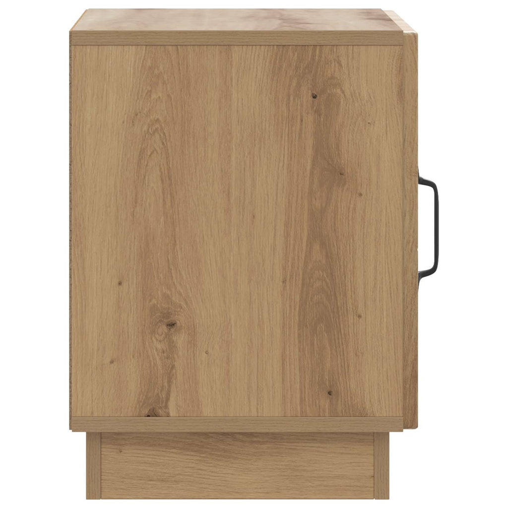 Nachttisch 2 pcs Kunsthandwerk Eiche 43 x 34,5 x 47 cm