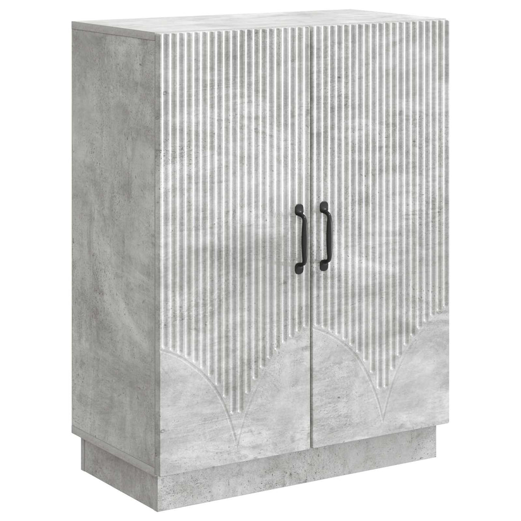 Sideboard Betongrau 66 x 34,5 x 87 cm Holzwerkstoff