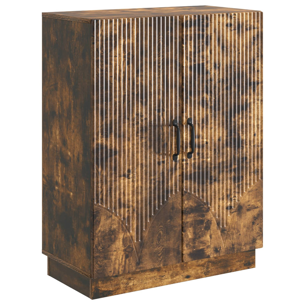 Sideboard Geräucherte Eiche 66 x 34,5 x 87 cm Holzwerkstoff