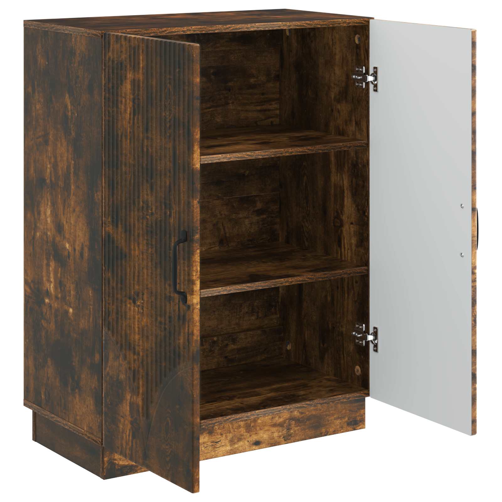 Sideboard Geräucherte Eiche 66 x 34,5 x 87 cm Holzwerkstoff