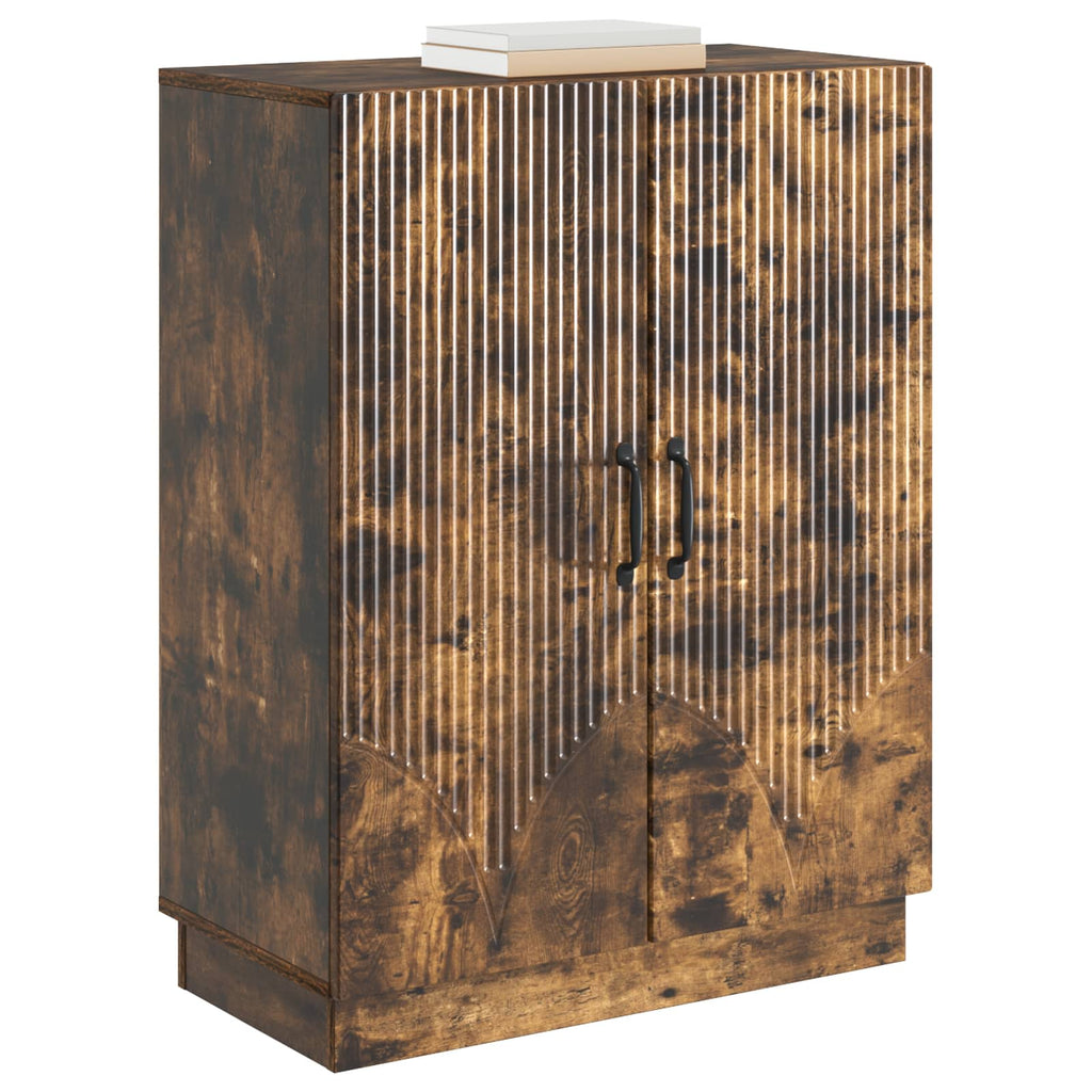 Sideboard Geräucherte Eiche 66 x 34,5 x 87 cm Holzwerkstoff