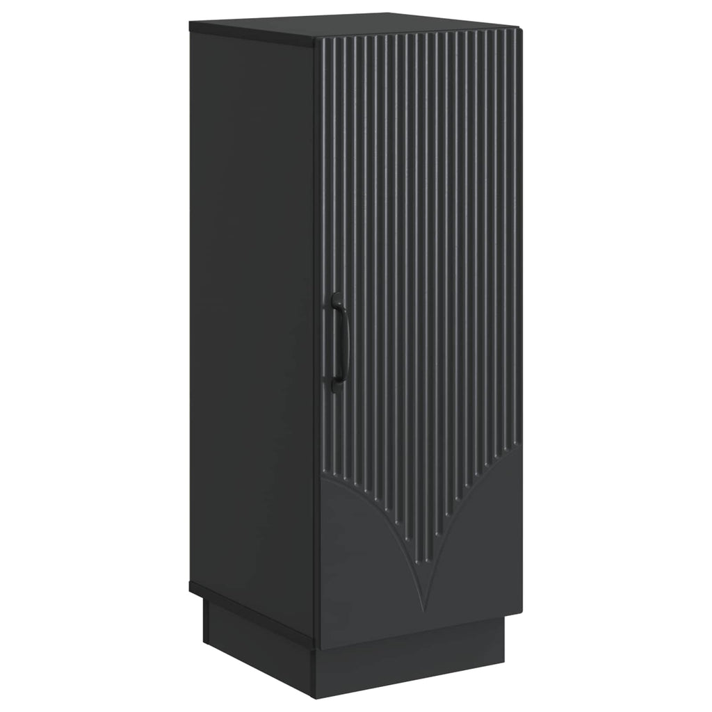 Sideboard Schwarz 33 x 34,5 x 87 cm Holzwerkstoff