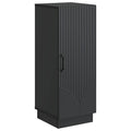 Sideboard Schwarz 33 x 34,5 x 87 cm Holzwerkstoff