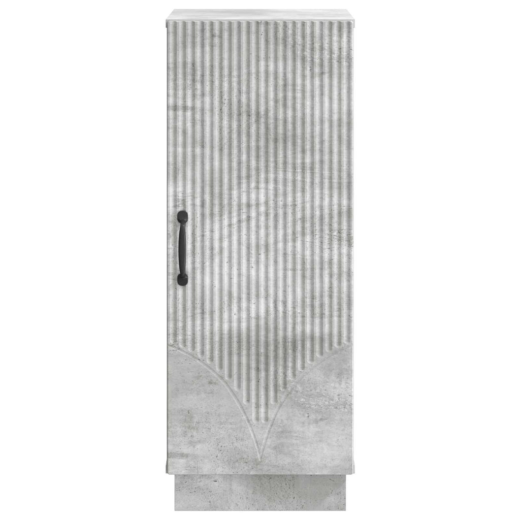 Sideboard Betongrau 33 x 34,5 x 87 cm Holzwerkstoff