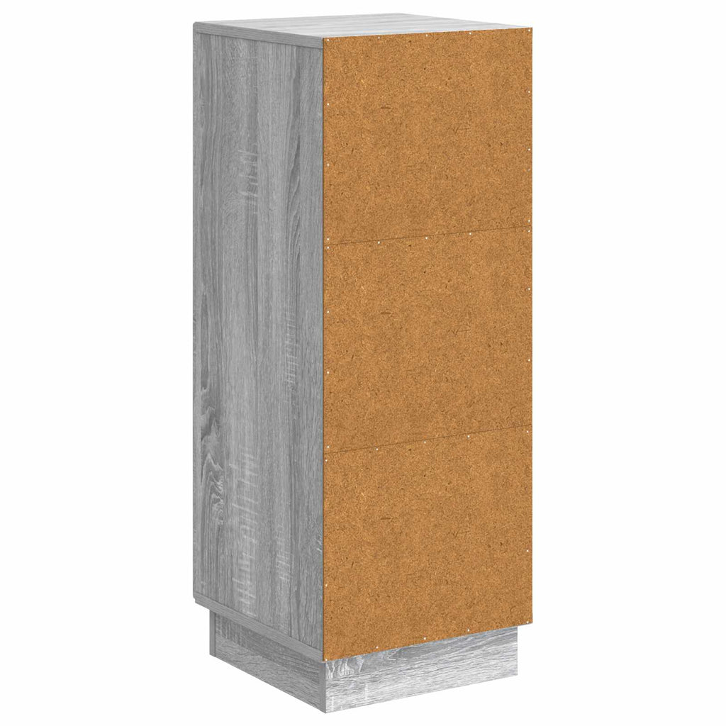 Sideboard Graues Sonoma 33 x 34,5 x 87 cm Holzwerkstoff