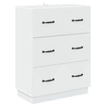 Schubladenschrank Weiß 66 x 34,5 x 87 cm Holzwerkstoff