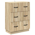 Schubladenschrank Sonoma-Eiche 66 x 34,5 x 87 cm Holzwerkstoff