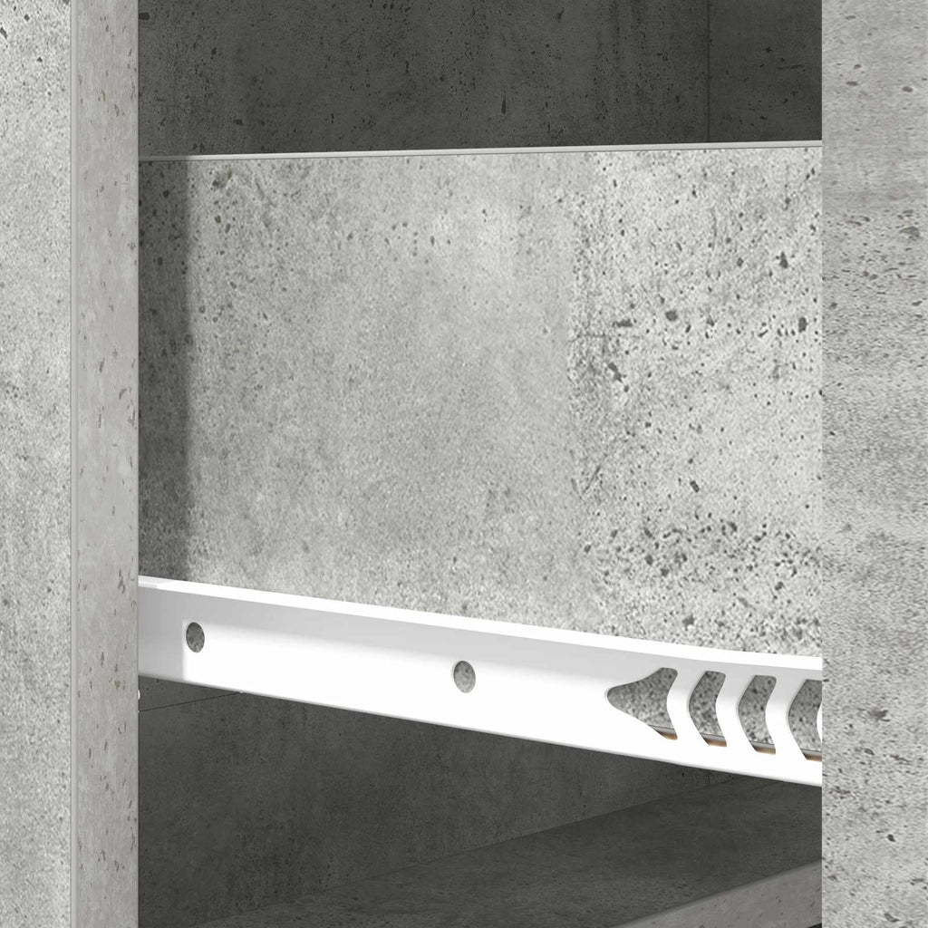 Schubladenschrank Betongrau 66 x 34,5 x 87 cm Holzwerkstoff
