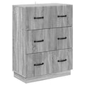 Schubladenschrank Graues Sonoma 66 x 34,5 x 87 cm Holzwerkstoff