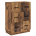 Schubladenschrank Altholz 66 x 34,5 x 87 cm Holzwerkstoff