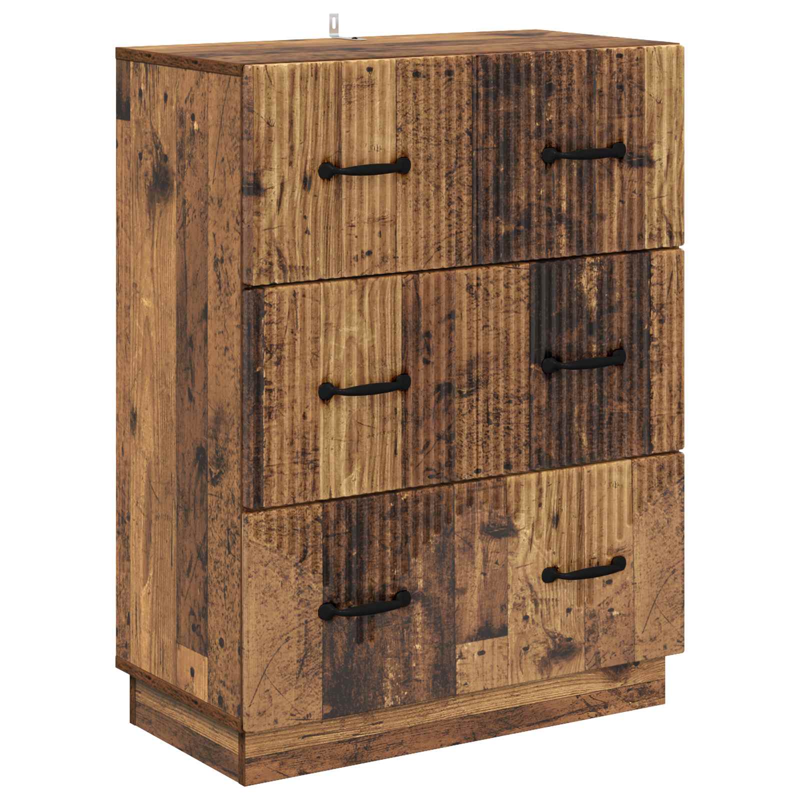 Schubladenschrank Altholz 66 x 34,5 x 87 cm Holzwerkstoff