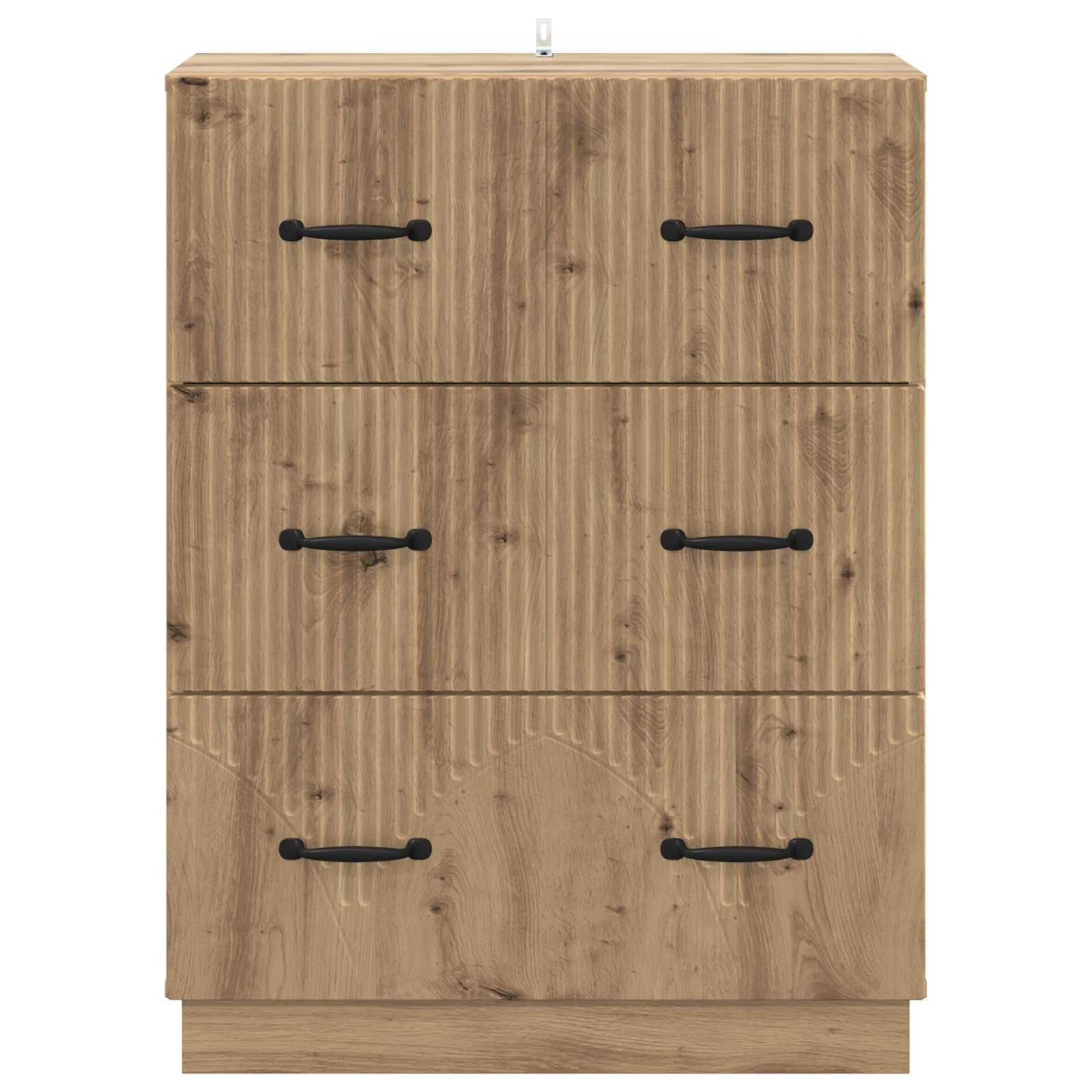Schubladenschrank Artisan-Eiche 66 x 34,5 x 87 cm Holzwerkstoff