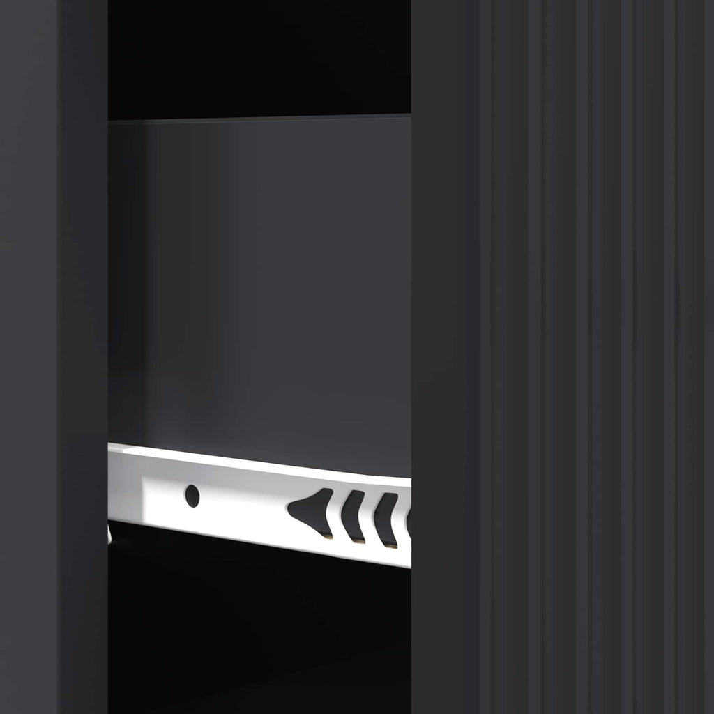 Schubladenschrank Schwarz 33 x 34,5 x 87 cm Holzwerkstoff