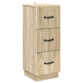 Schubladenschrank Sonoma-Eiche 33 x 34,5 x 87 cm Holzwerkstoff