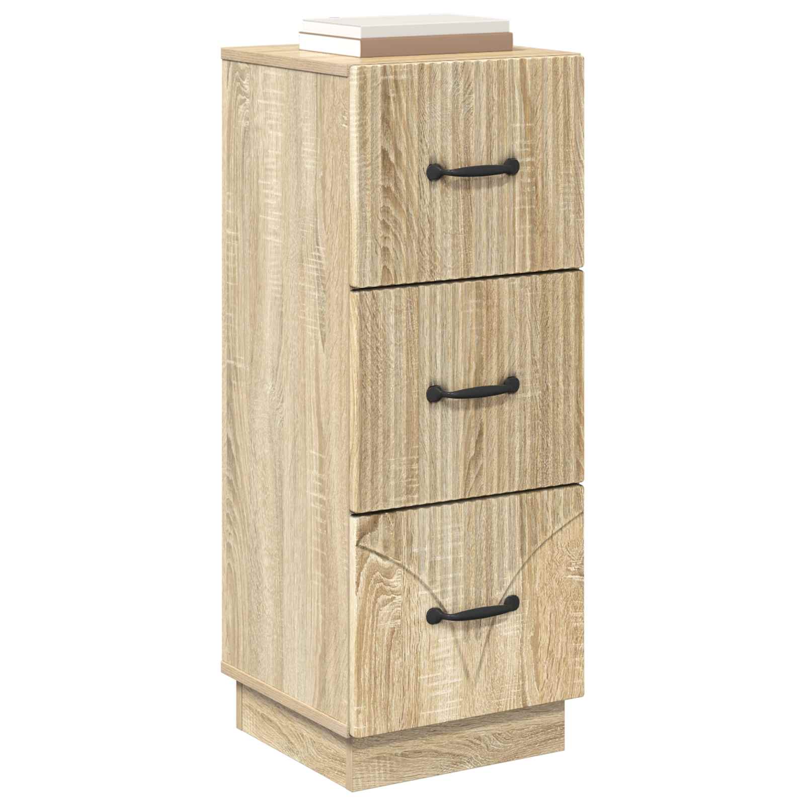 Schubladenschrank Sonoma-Eiche 33 x 34,5 x 87 cm Holzwerkstoff