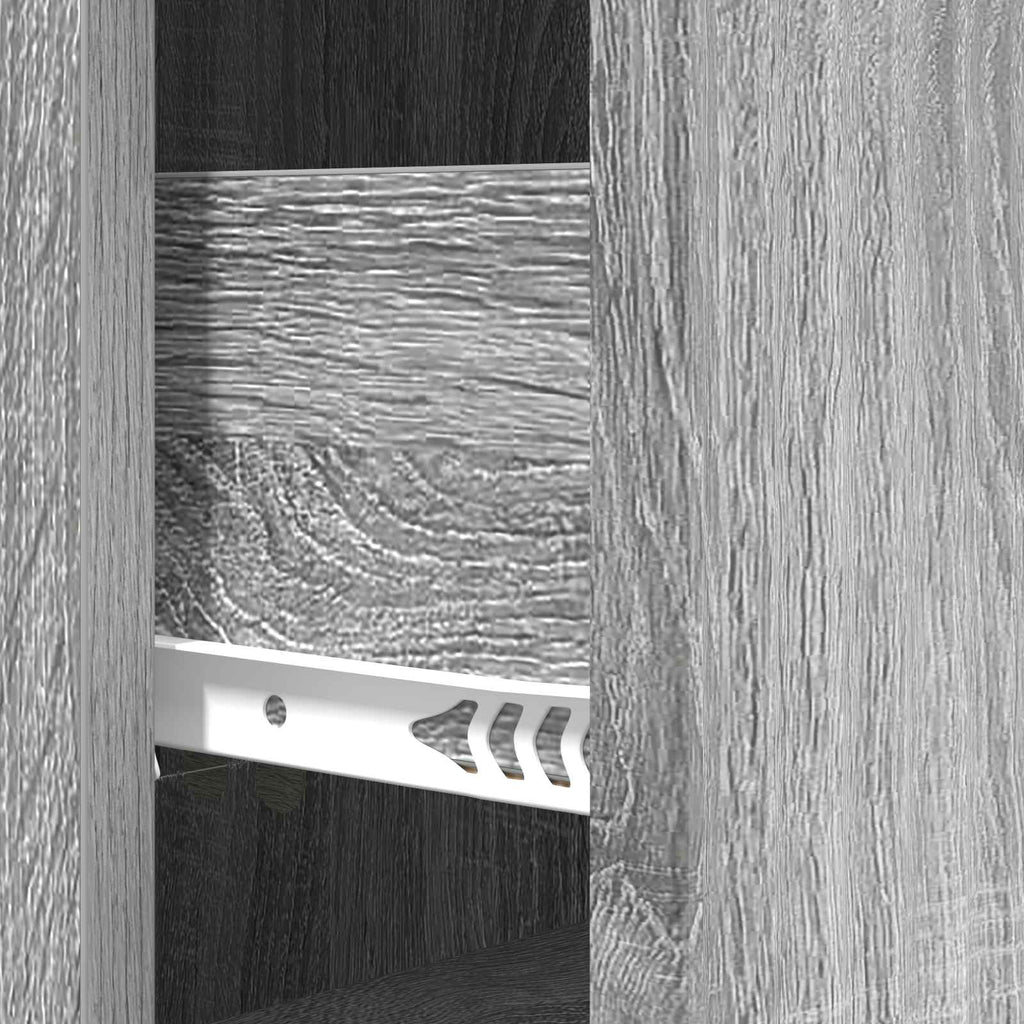 Schubladenschrank Graues Sonoma 33 x 34,5 x 87 cm Holzwerkstoff