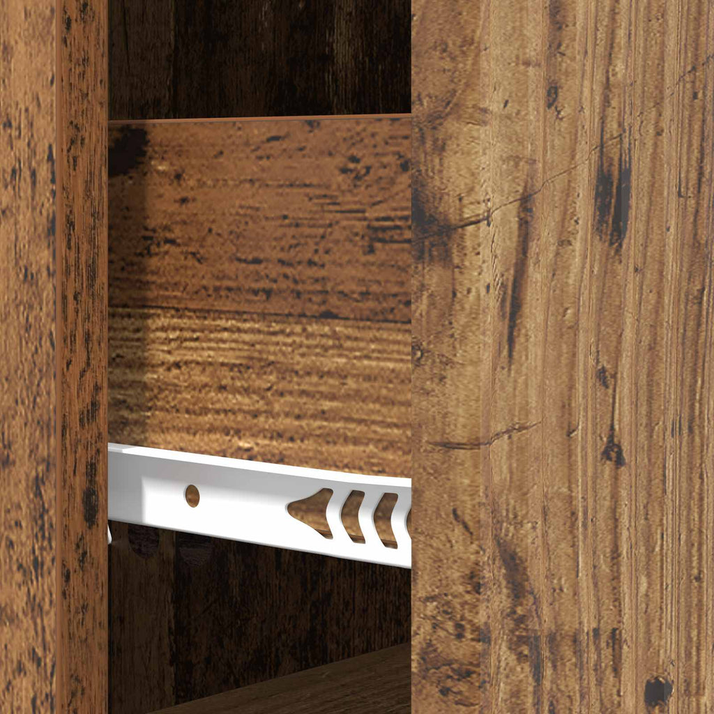 Schubladenschrank Altholz 33 x 34,5 x 87 cm Holzwerkstoff