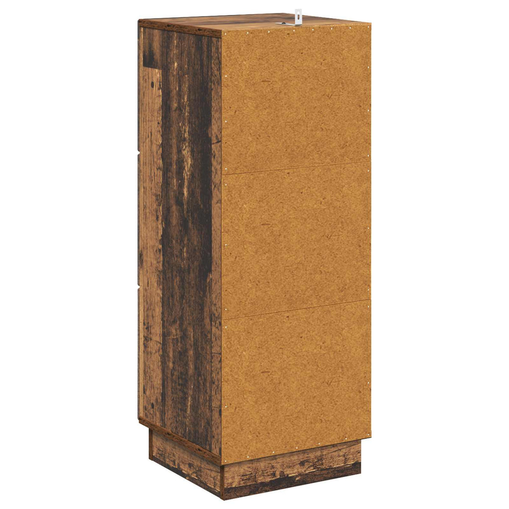 Schubladenschrank Altholz 33 x 34,5 x 87 cm Holzwerkstoff