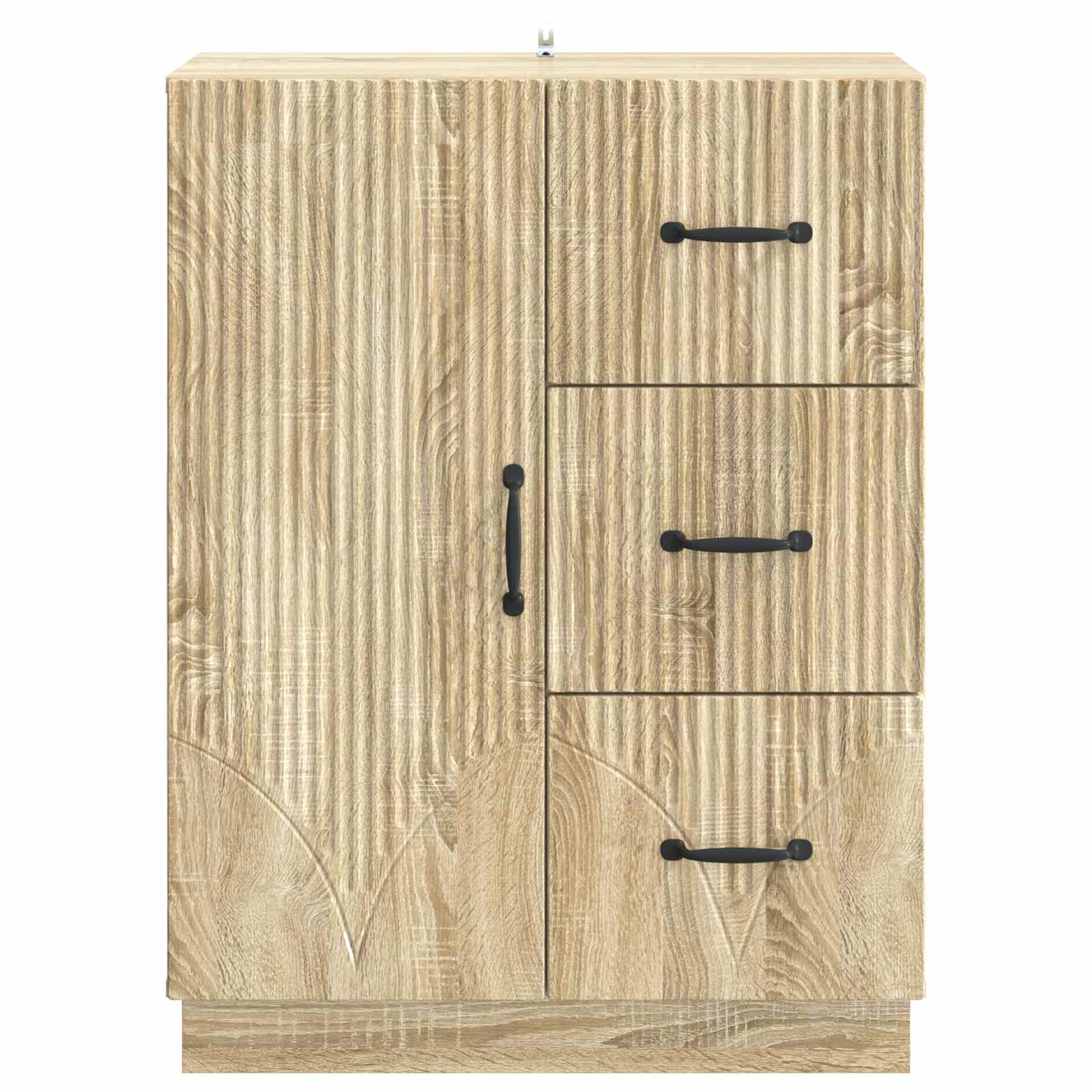 Sideboard Sonoma-Eiche 66 x 34,5 x 87 cm Holzwerkstoff