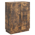 Sideboard Geräucherte Eiche 66 x 34,5 x 87 cm Holzwerkstoff