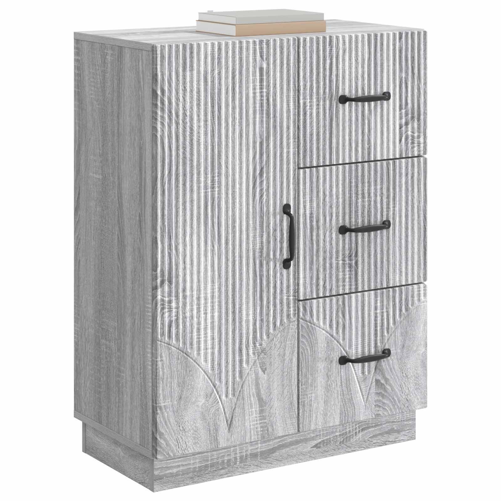 Sideboard Graues Sonoma 66 x 34,5 x 87 cm Holzwerkstoff