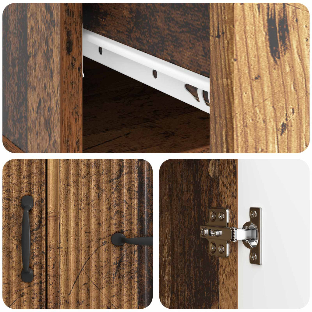 Sideboard Altholz 66 x 34,5 x 87 cm Holzwerkstoff