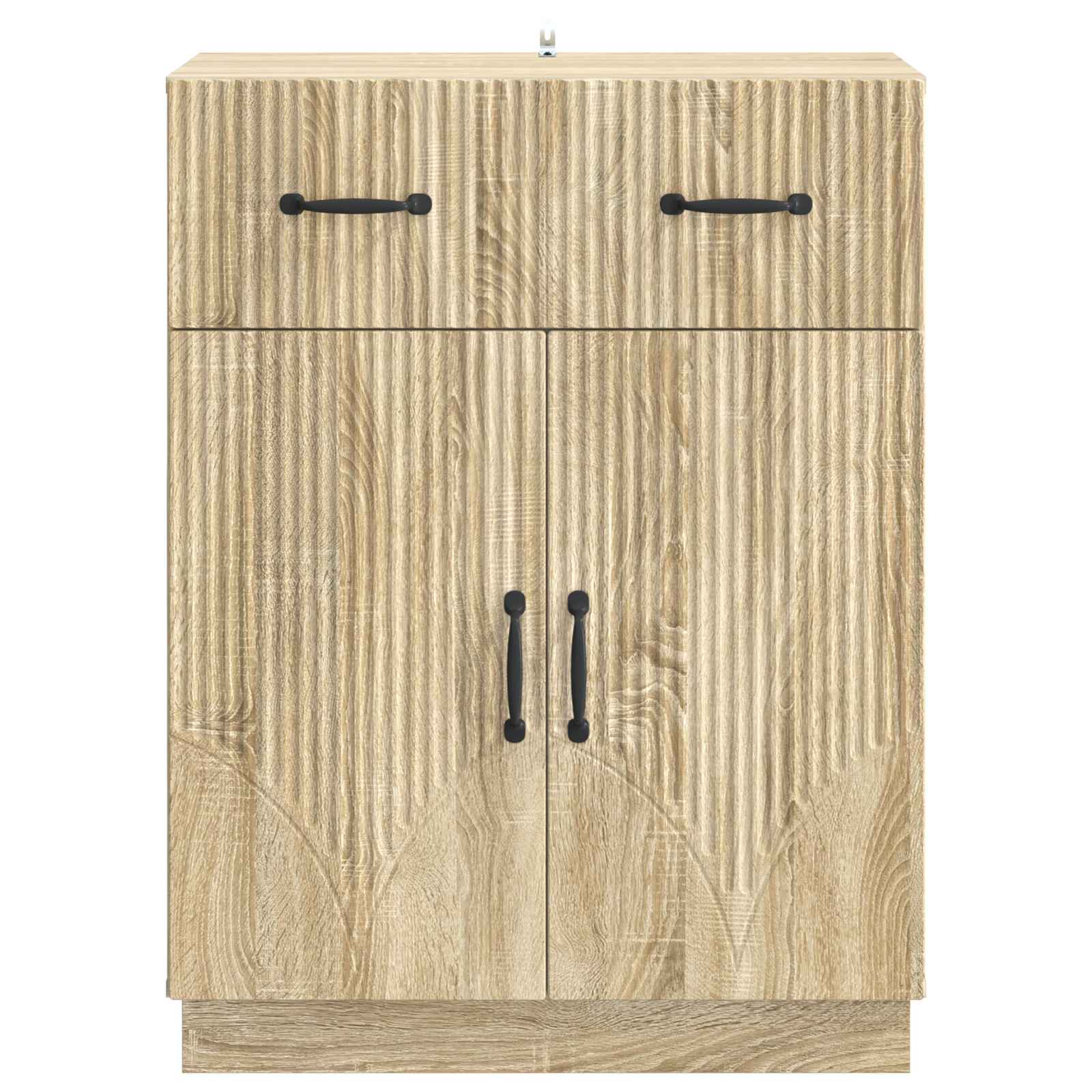 Sideboard Sonoma-Eiche 66 x 34,5 x 87 cm Holzwerkstoff