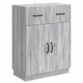 Sideboard Graues Sonoma 66 x 34,5 x 87 cm Holzwerkstoff
