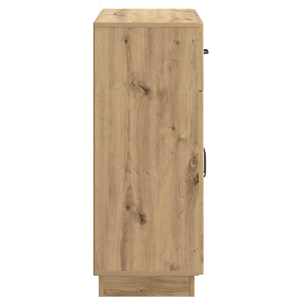 Sideboard Artisan-Eiche 66 x 34,5 x 87 cm Holzwerkstoff