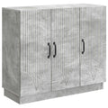 Sideboard Betongrau 89 x 34,5 x 77 cm Holzwerkstoff