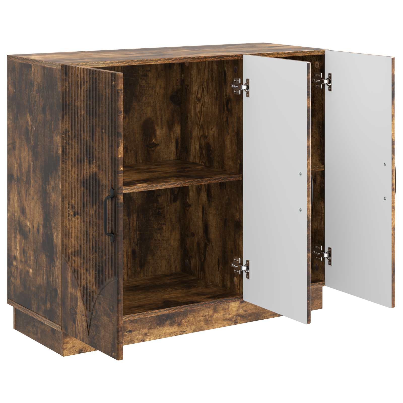 Sideboard Geräucherte Eiche 89 x 34,5 x 77 cm Holzwerkstoff