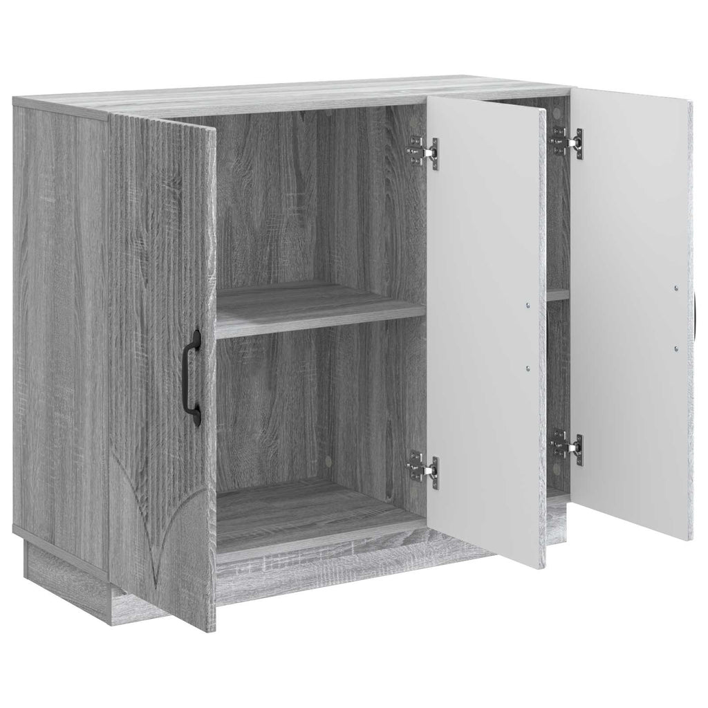 Sideboard Graues Sonoma 89 x 34,5 x 77 cm Holzwerkstoff