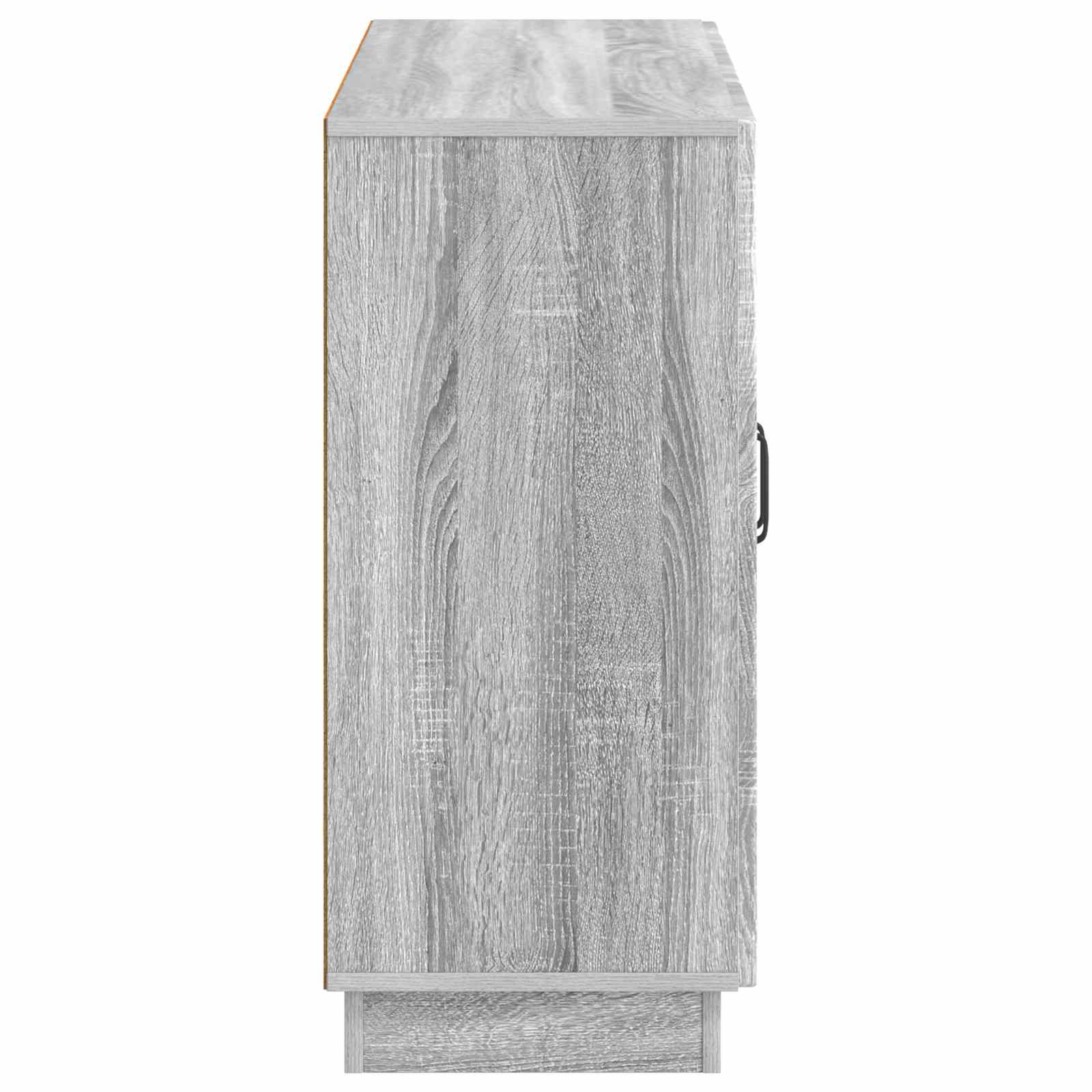 Sideboard Graues Sonoma 89 x 34,5 x 77 cm Holzwerkstoff