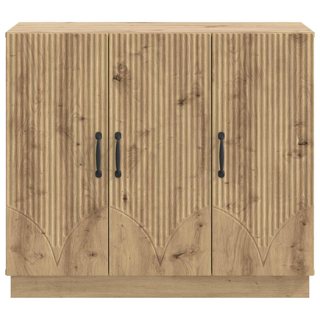 Sideboard Artisan-Eiche 89 x 34,5 x 77 cm Holzwerkstoff
