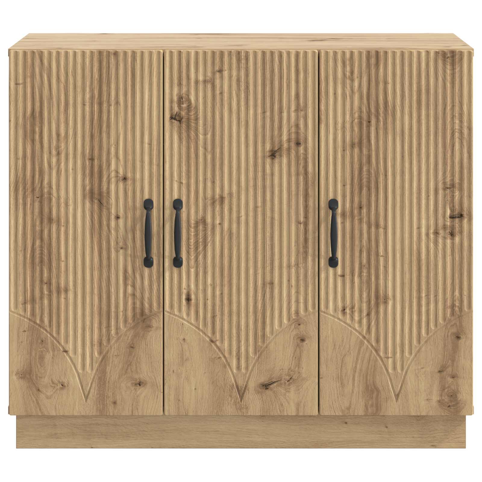 Sideboard Artisan-Eiche 89 x 34,5 x 77 cm Holzwerkstoff