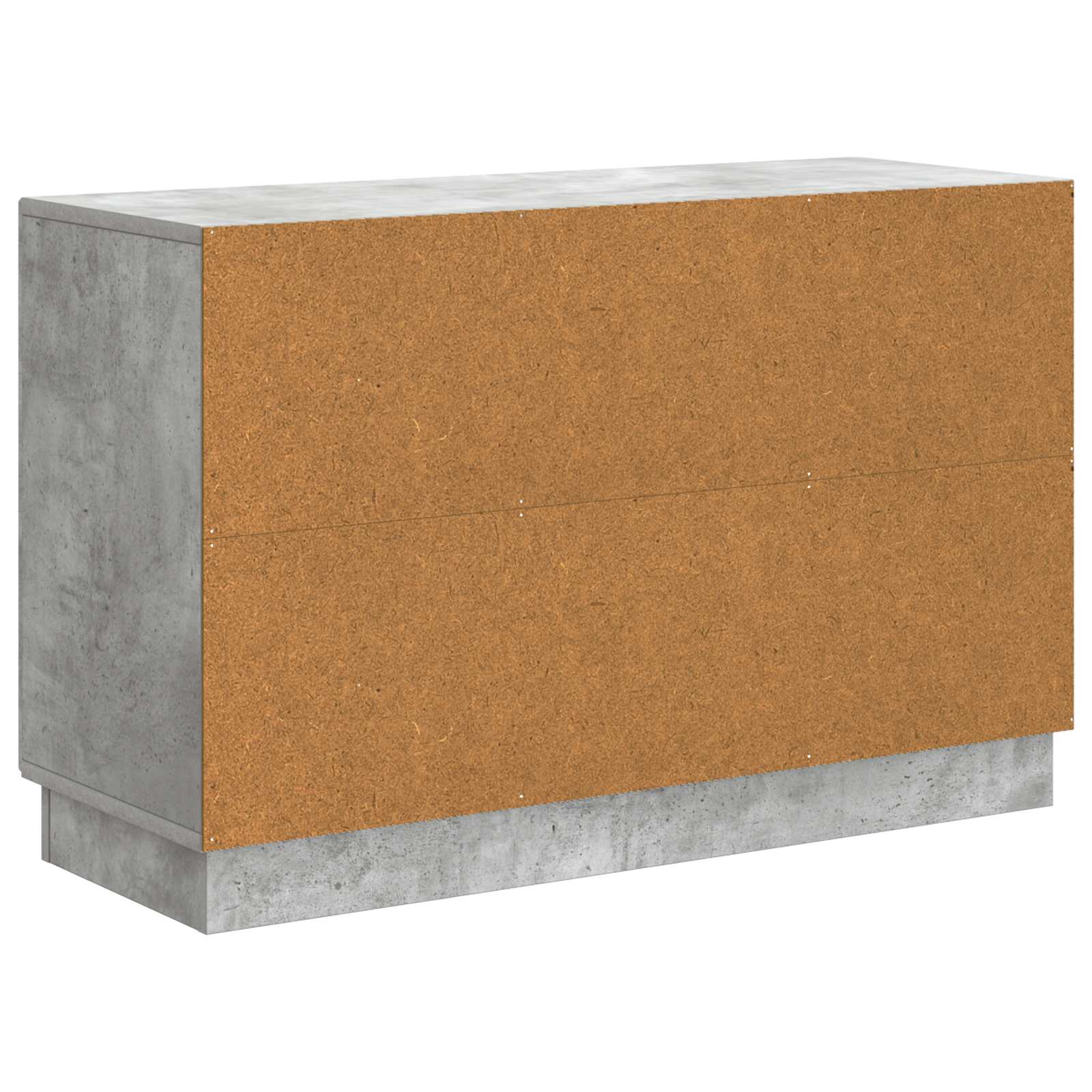Sideboard Betongrau 89 x 34,5 x 57 cm Holzwerkstoff
