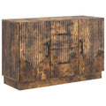 Sideboard Geräucherte Eiche 89 x 34,5 x 57 cm Holzwerkstoff