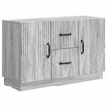 Sideboard Graues Sonoma 89 x 34,5 x 57 cm Holzwerkstoff
