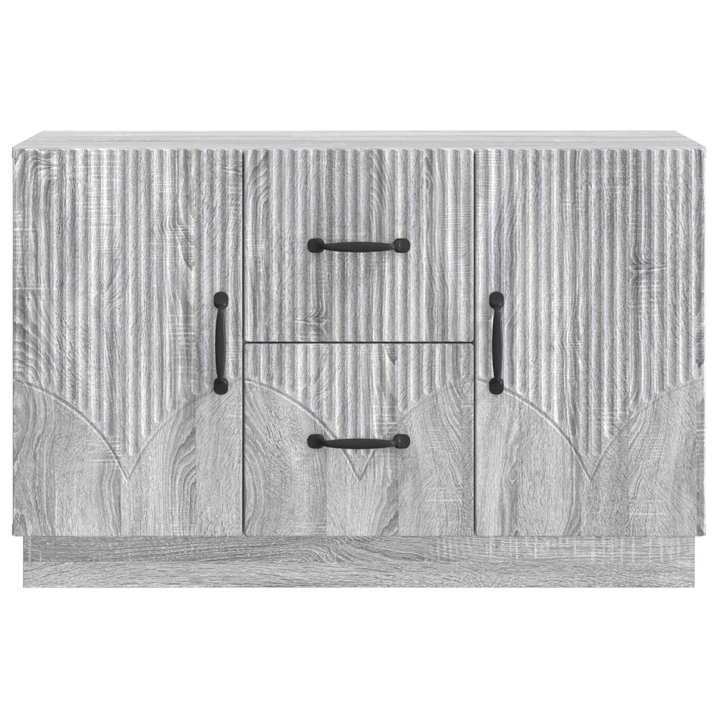 Sideboard Graues Sonoma 89 x 34,5 x 57 cm Holzwerkstoff