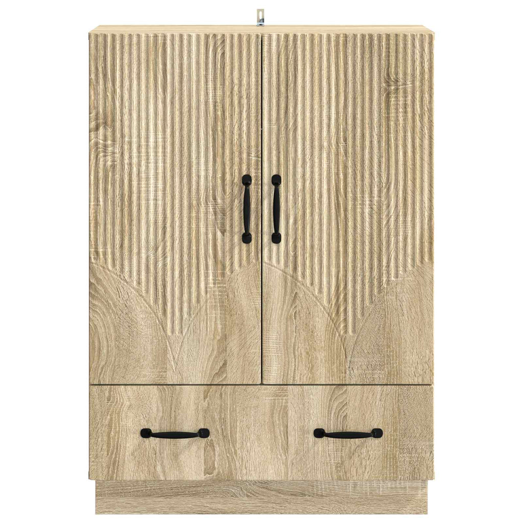 Sideboard Sonoma-Eiche 66 x 34,5 x 92 cm Holzwerkstoff