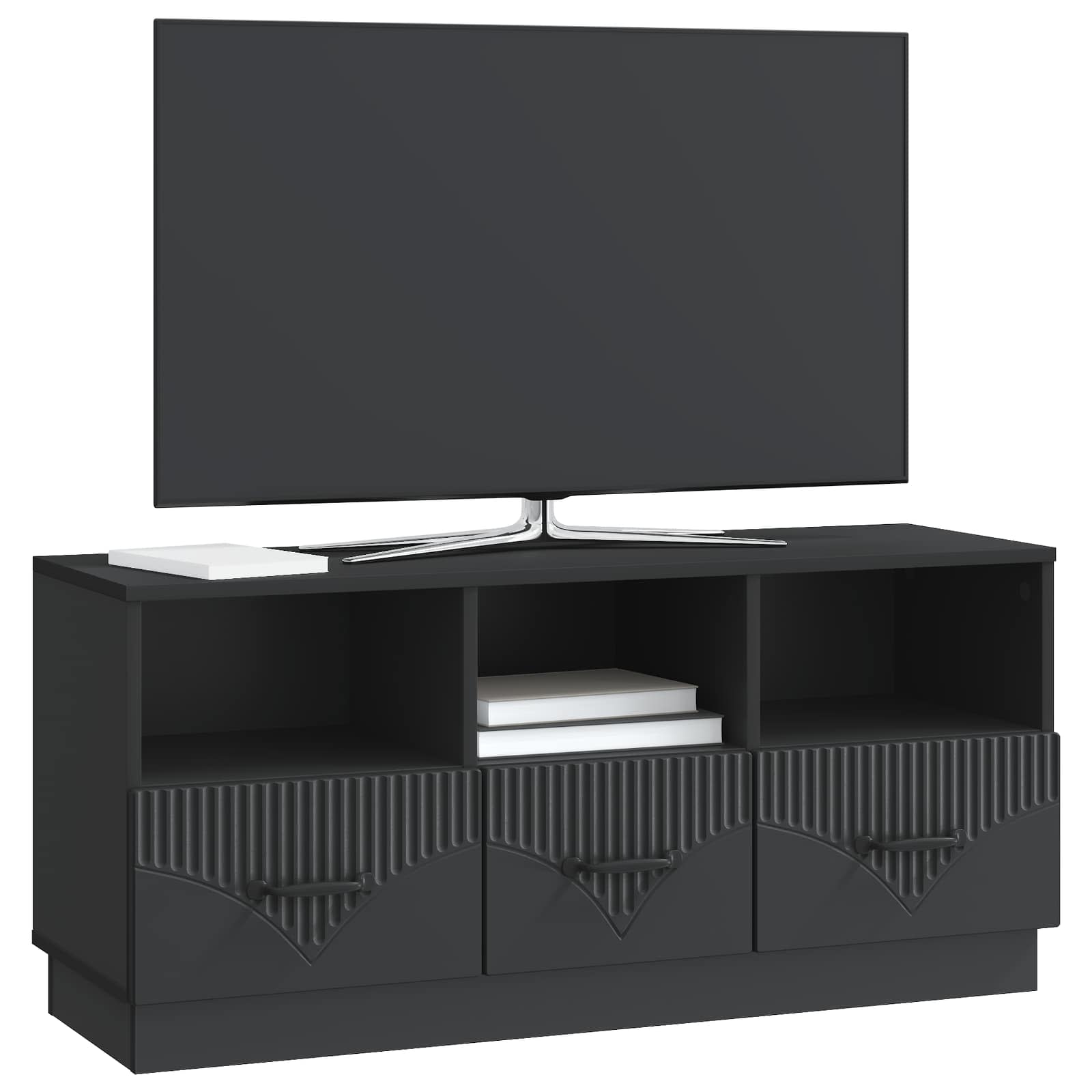 TV-Schränk Schwarz 102 x 34,5 x 47 cm Holzwerkstoff