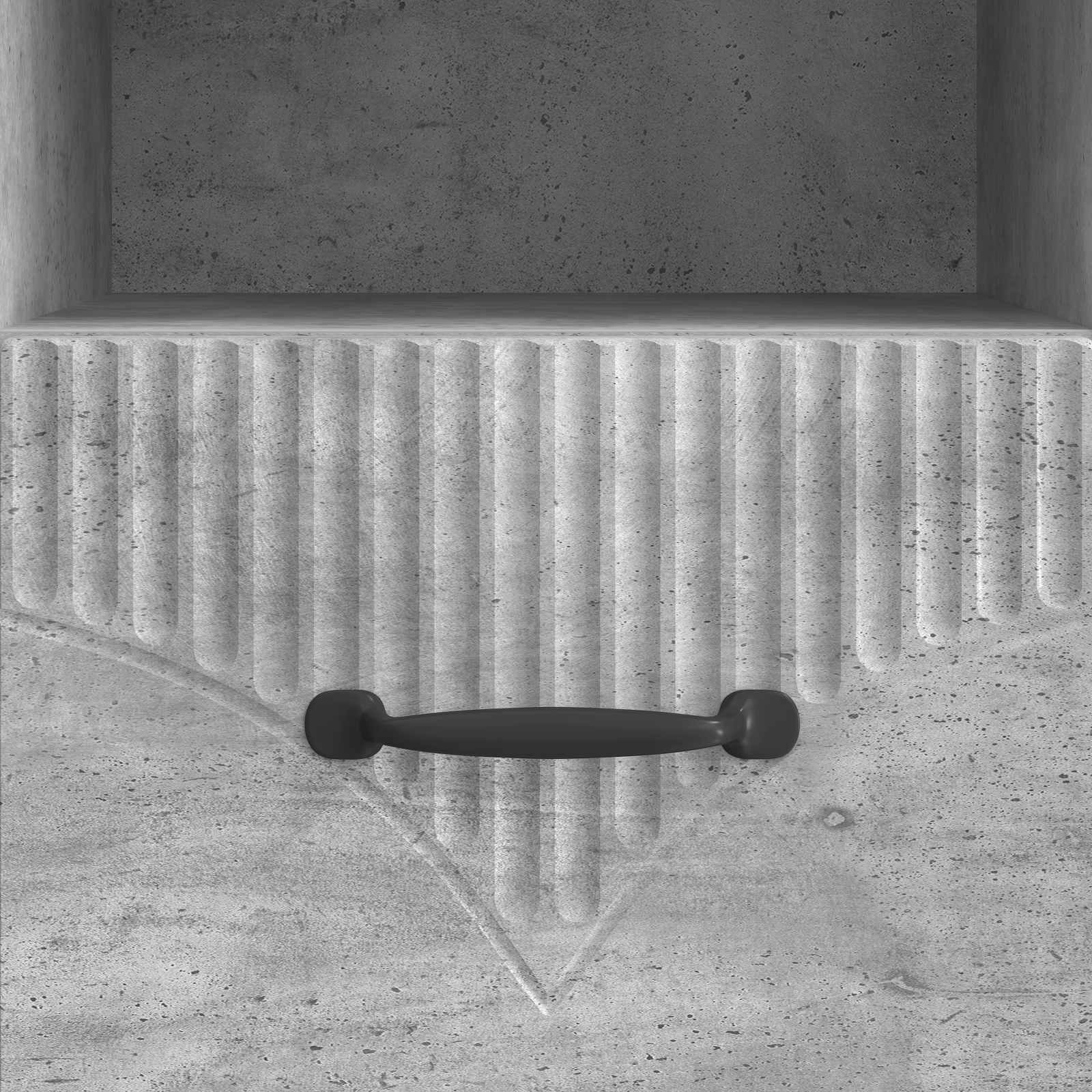 TV-Schränk Betongrau 102 x 34,5 x 47 cm Holzwerkstoff