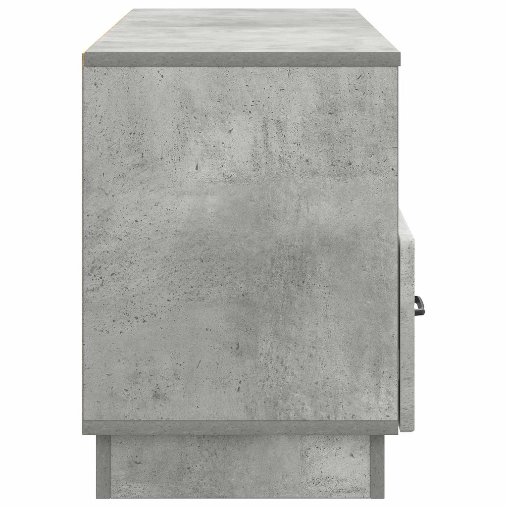 TV-Schränk Betongrau 102 x 34,5 x 47 cm Holzwerkstoff