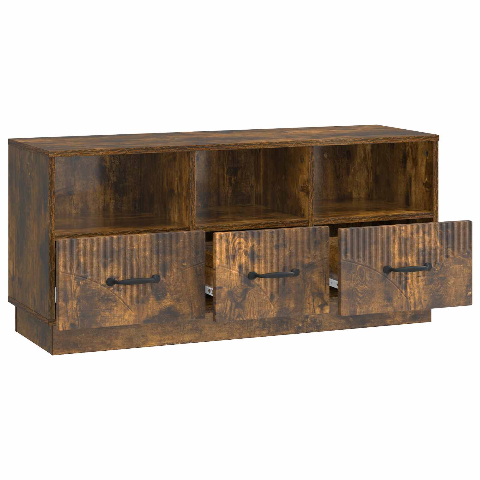 TV-Schränk Geräucherte Eiche 102 x 34,5 x 47 cm Holzwerkstoff