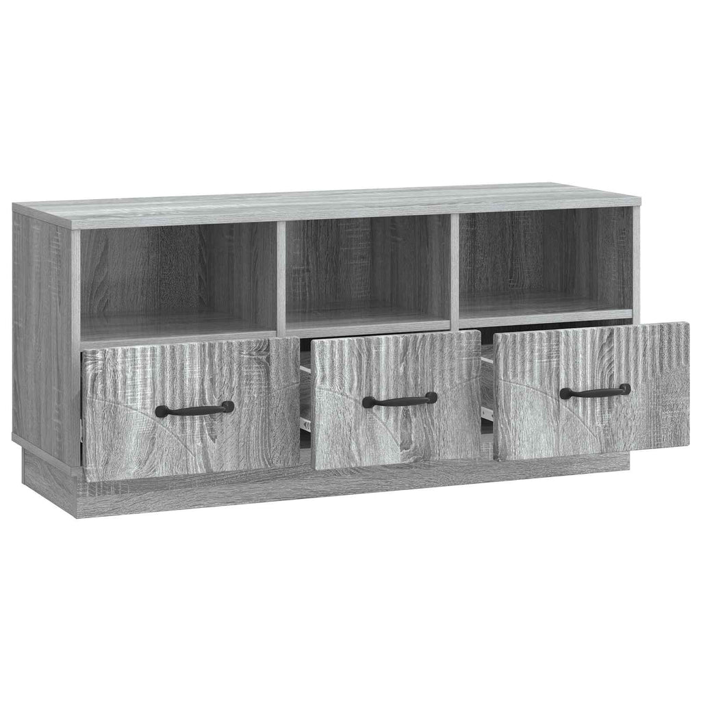 TV-Schränk Graues Sonoma 102 x 34,5 x 47 cm Holzwerkstoff