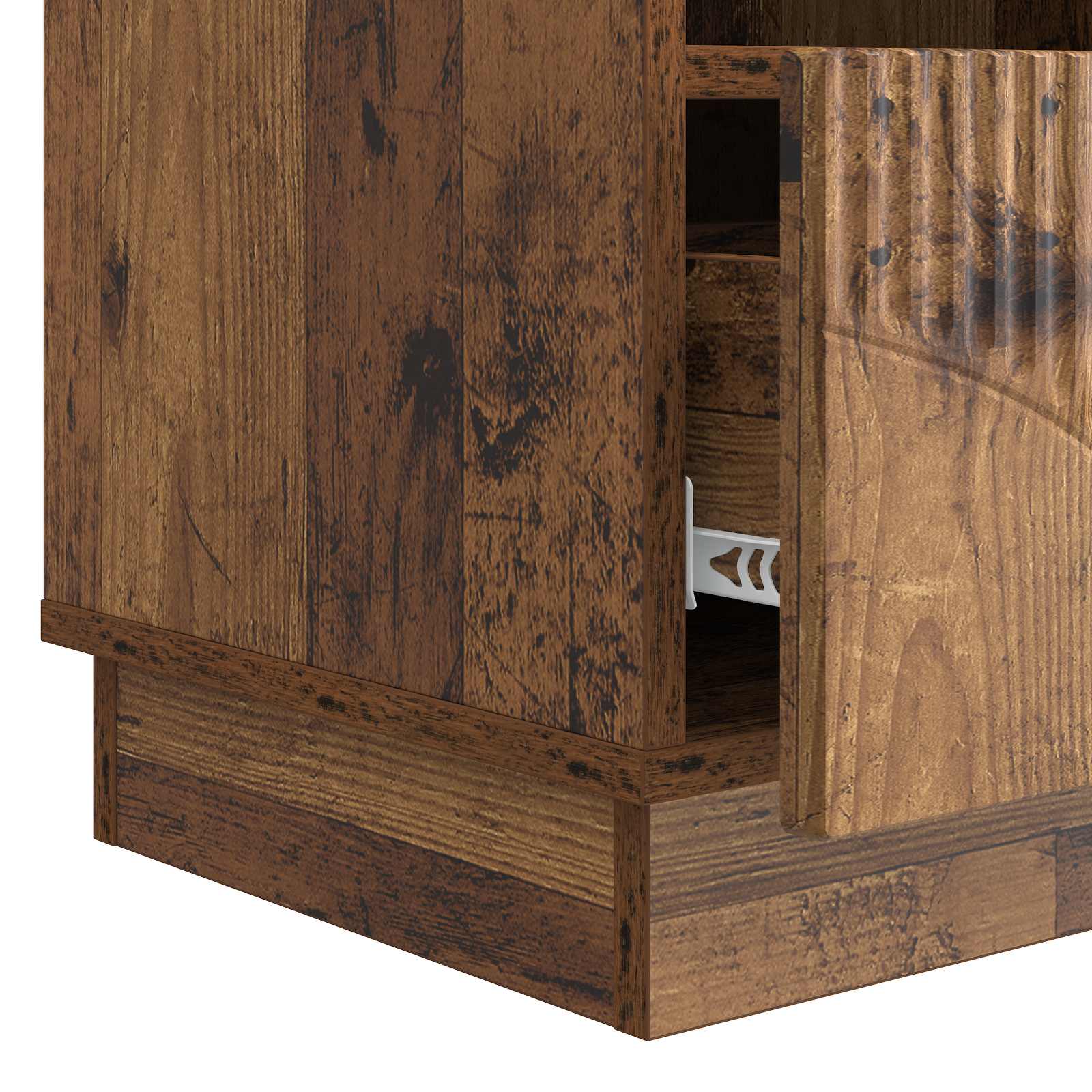 TV-Schränk Altholz 102 x 34,5 x 47 cm Holzwerkstoff